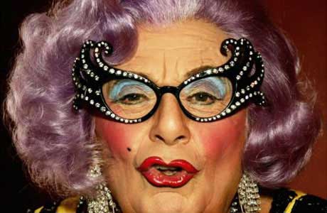 Barry Humphries as Dame Edna